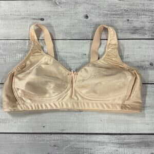 Trulife Naturalwear Mastectomy Bra Womens 38A‎ Nude Beige Wireless 420